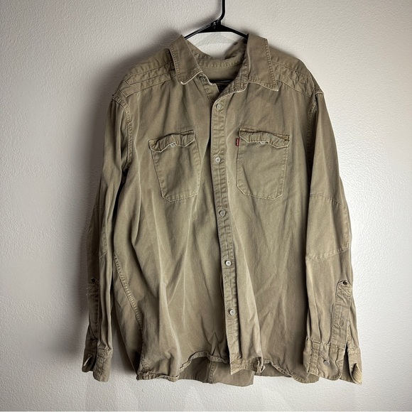 Levis Vintage Western Button Up Shirt Size XXL - Picture 1 of 9